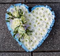 Fresh Flower Heart Wreath