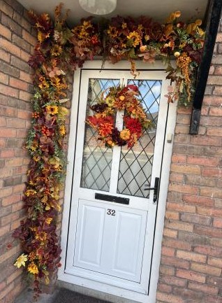 Door Floral Installation